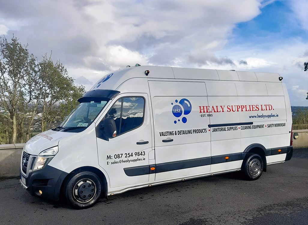 Healy Valetiing Supplies Delivery Van